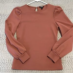 Mauve textured Express top